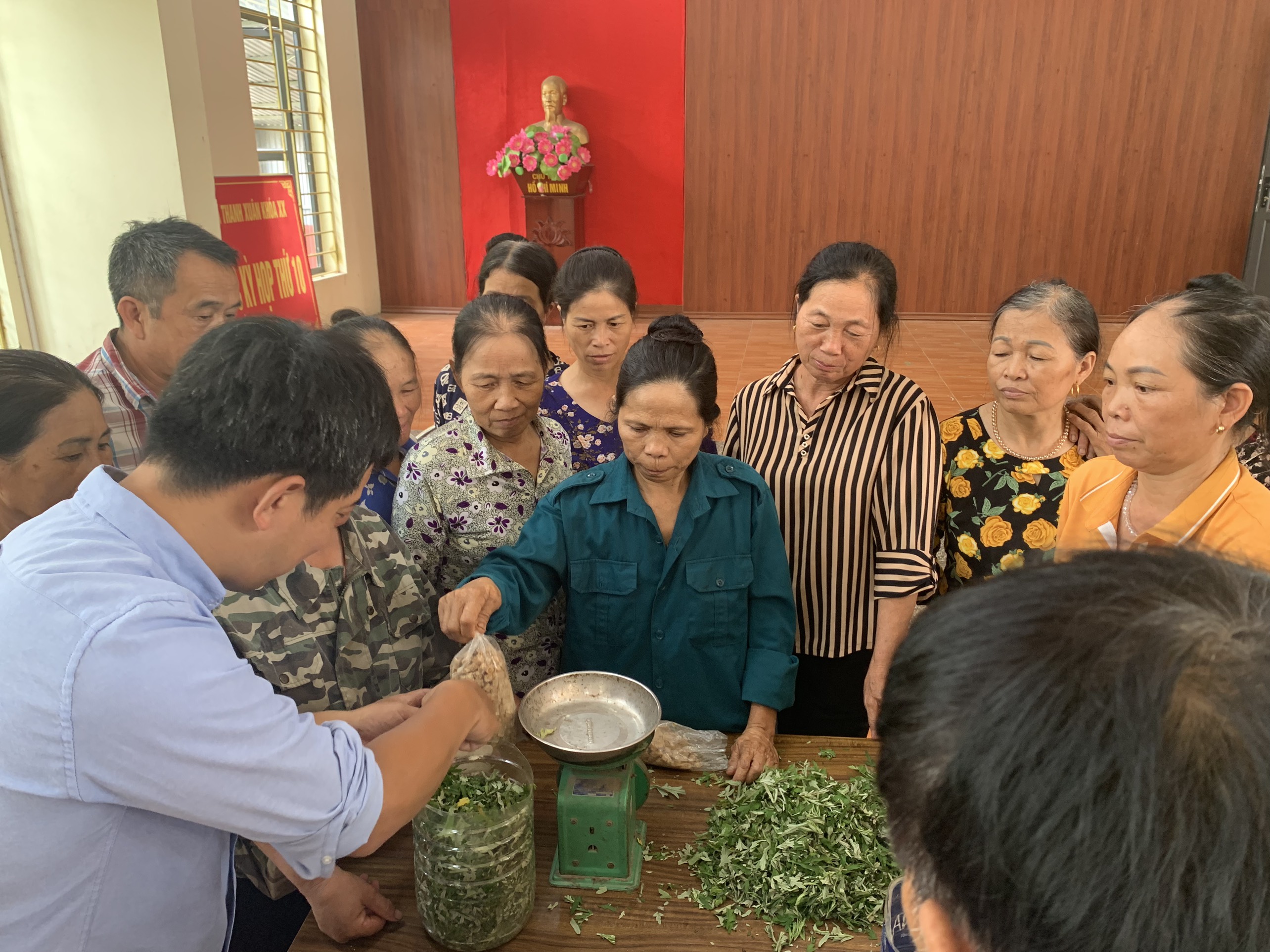 Tập huấn cho nông dân các liên nhóm về Nông nghiệp tự nhiên và hướng dẫn cách ủ phân xanh 9