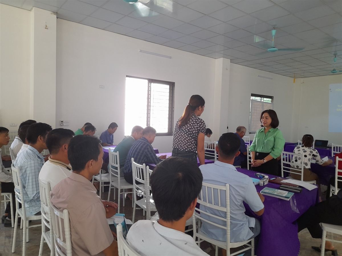 Tuyên Quang: Tập huấn kỹ năng hoạt động nhóm sản xuất nông nghiệp hữu cơ 1