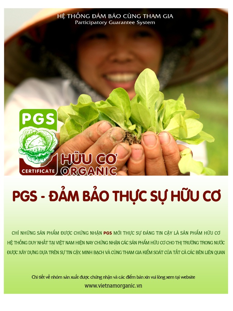 PGS – Hệ thống chứng nhận tin cậy cho sản phẩm hữu cơ