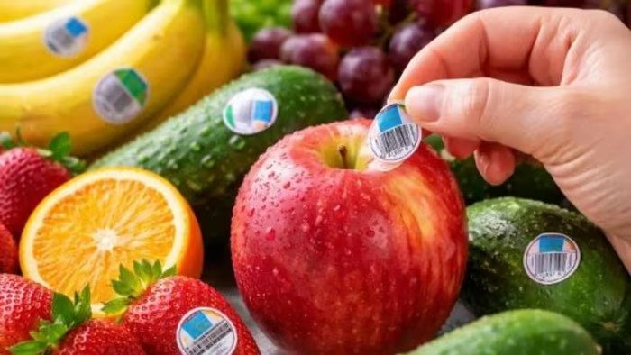 Nhãn dán trái cây tưởng vô hại nhưng có thể tiềm ẩn nguy cơ sức khỏe